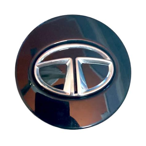 One Ton Tata Harrier Alloy Wheel Crome Centre Cap 4 Pieces 1 Set (Black ...