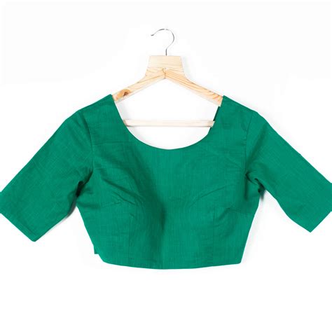 Green Cotton Blouse – Fabcurate