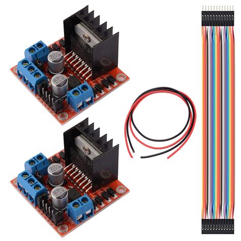 DAOKI 2 PCS L298N Motor Drive Controller Board DC Dual H-Bridge Robot ...