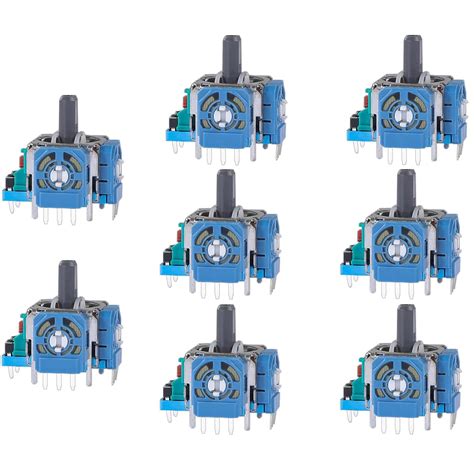 IKPEK 8pcs Joysticks Replacement for PS5 Controller, 3D Analog Sensor ...