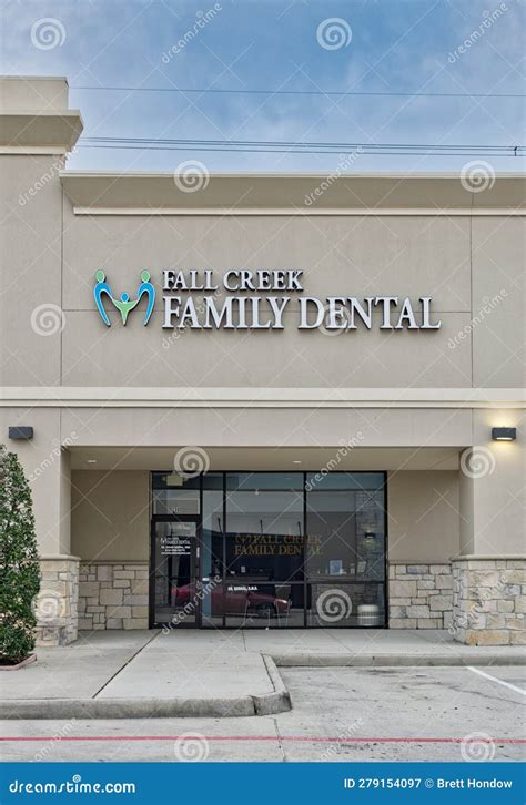 Fall Creek Family Dental Clinic Exterior in Humble, TX. Editorial ...