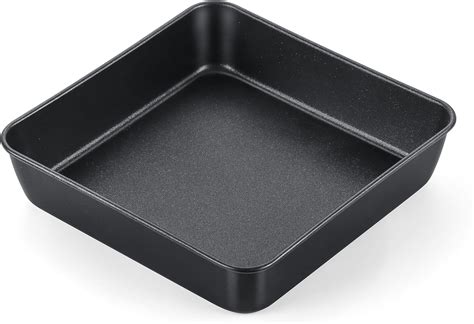 Amazon.com: TeamFar Non-Stick Square Cake Pan, 9 Inch Square Baking ...