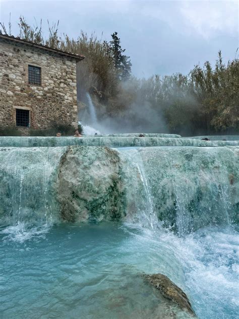 Visit the Tuscany Hot Springs in Saturnia, Italy