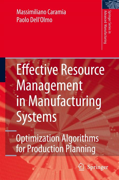 Buy EFFECTIVE RESOURCE MANAGEMENT IN MANUFACTURING SYSTEMS ...