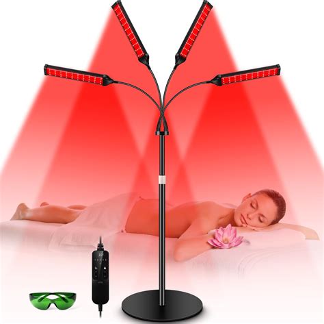 Amazon.com: Red Light Therapy Device, Red 660nm & Near Infrared 850nm ...