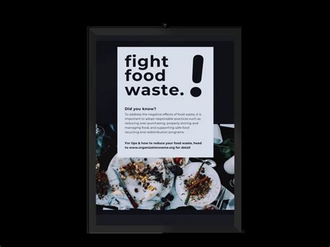 Food Waste Awareness Posters 的图像结果