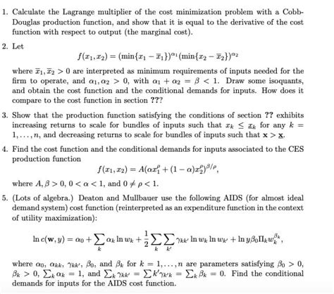 Cost Minimization Problem Lagrangian 的图像结果