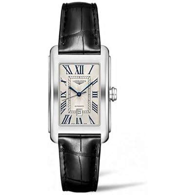 Buy Longines Dolcevita Black Leather L5.757.4.71.0 Online at Lowest ...