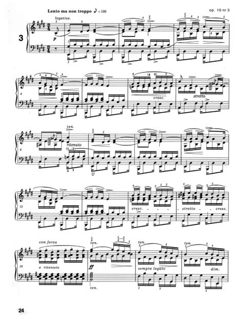 离别练习曲OP.10-3-肖邦钢琴谱-环球钢琴网