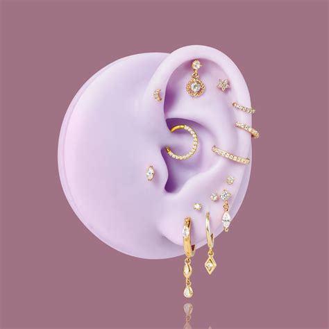 How to Stack Ear Piercings? - EricaJewels