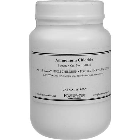 Photographers' Formulary Ammonium Chloride - 1 lb 10-0130 1LB