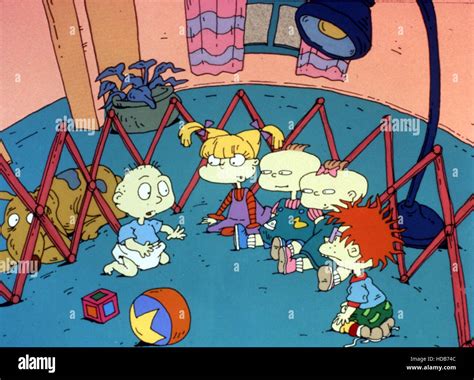 RUGRATS, Tommy, Angelica, twins, Chuckie, 1991-present Stock Photo - Alamy