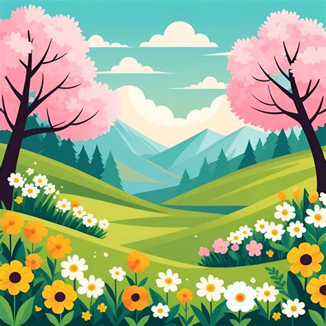 Image result for Colorful Spring Landscape