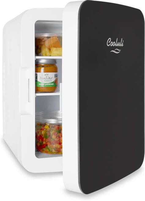 Cooluli 10L Mini Fridge for Bedroom - Car, Office Desk & College Dorm ...