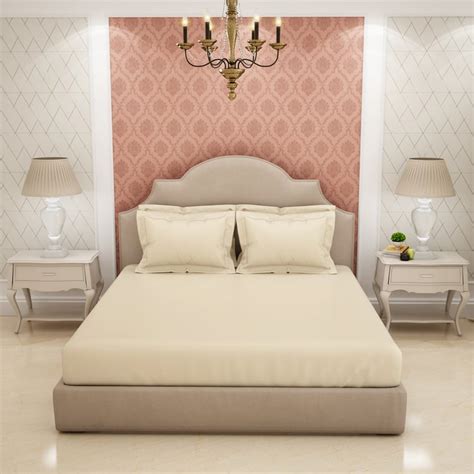 Buy SPACES Eminence Cotton 600TC 5Pcs Super King Bedsheet Set from ...