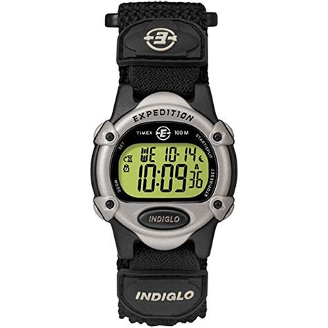 Timex Unisex | T47852 Expedition Mid-Size Digital CAT Black Fast Wrap ...