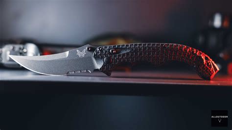 AllOutdoor Review: Benchmade Mini Bedlam in Black - Scimitar EDC Knife