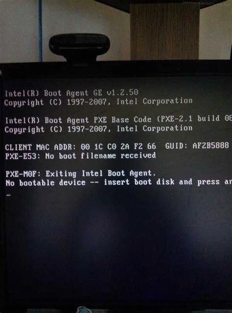 Image result for Initializing Intel Boot Agent GE V1.3 81