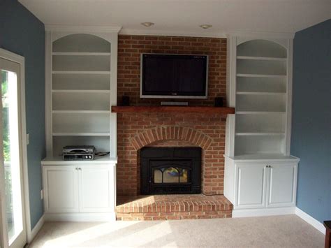 Built In Shelves Around Fireplace at James Germain blog