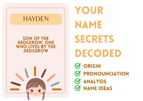 Hayden - Girl Name Meaning and Pronunciation