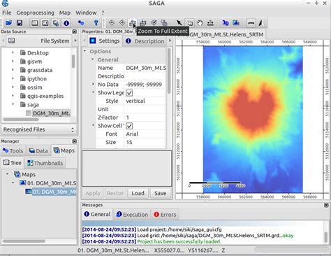SAGA GIS Quickstart — OSGeo-Live 9.0 Documentation