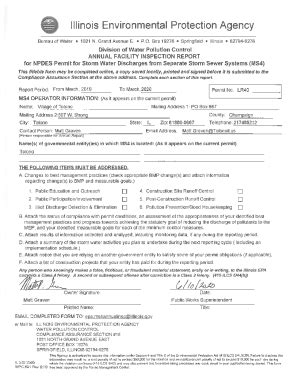 Image result for NPDES Inspection Form