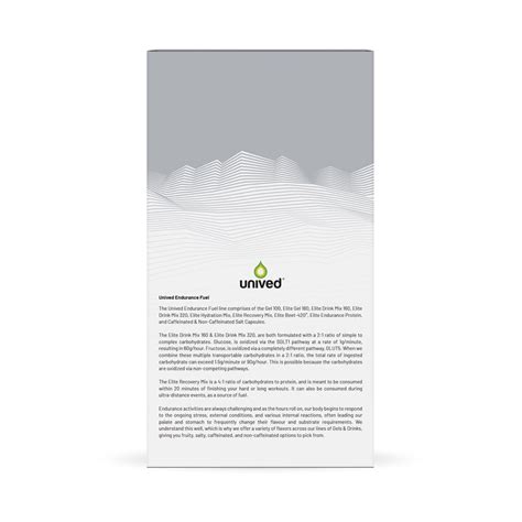 Unived Elite Recovery Mix – Advanced Plant-Based Formula for Muscle ...