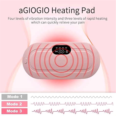 Portable Cordless Heating Pad, Electric Waist Belt Device, Fast Heating ...