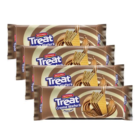 BRITANNIA Hazelnut Treat Wafer - Crunchy, Healthy & India | Ubuy