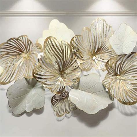 Metalkart Special Exotic Leaves Wall Accent (48 x 24 Inches) - Punam ...