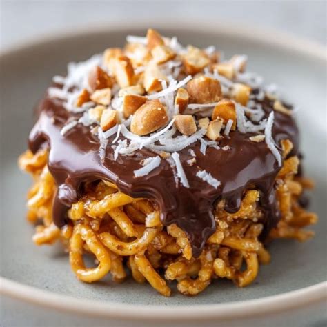 No-Bake Haystack Cookies 的图像结果