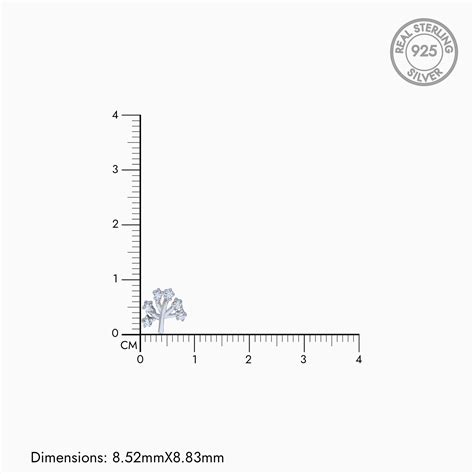 Silver Mini Tree of Life Earrings