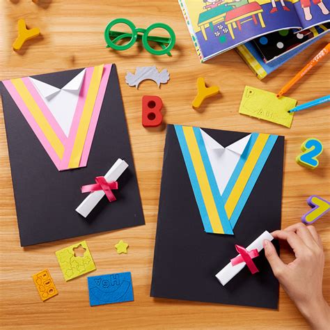 Handmade Graduation Dress Card DIY Craft Material ... - Grandado