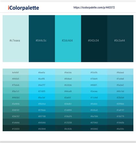31 Latest Color Schemes with Powder Blue And Dark Green Color tone ...