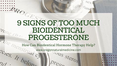 Symptoms Of Too Much Progesterone
