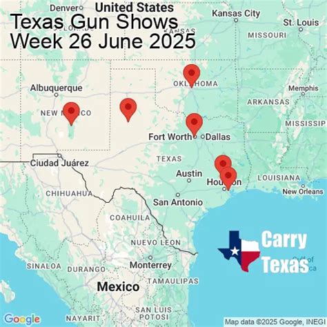 2025 Texas Gun Shows - Week 26