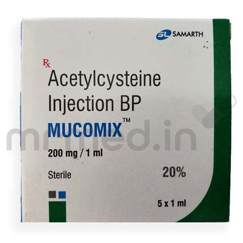 Buy Mucomix 200mg Injection Online: Uses, Price, And Side Effects