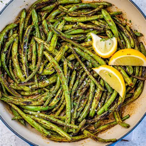 Pan-Seared + Seasoned Green Beans | Clean Food Crush