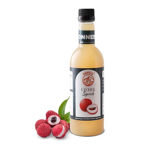 Onneis Lychee Squash For Cocktails, Mocktails & Smoothies | No Added ...