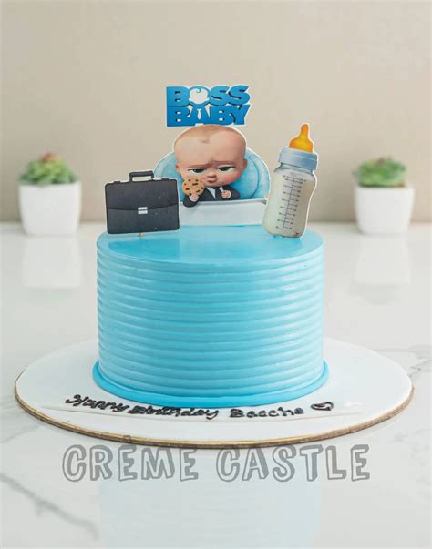 Boss Baby Cakes | Kids Cake Designs Noida & Gurgaon - Creme Castle