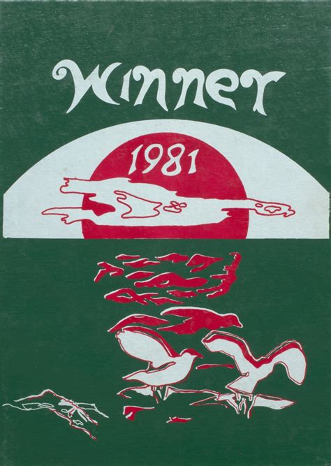 1981 yearbook from Winthrop High School from Winthrop, Maine for sale