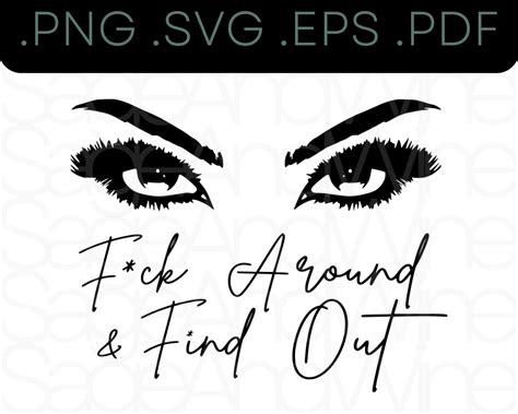 Fck Around & Find Out Svg Fafo Svg Sassy Svg Car Decal - Etsy