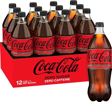 Coca-Cola Zero Sugar Caffeine Free Multipack Bottles 12 x 1.25L ...