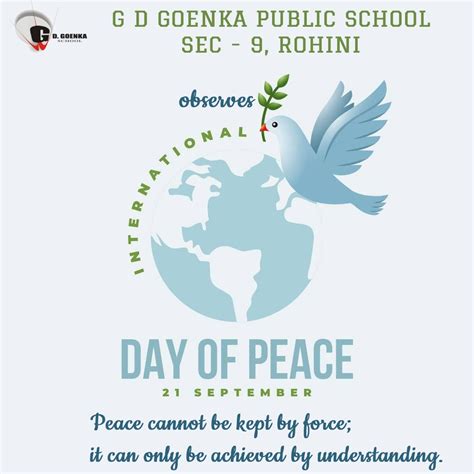 INTERNATIONAL PEACE DAY - GD Goenka Rohini
