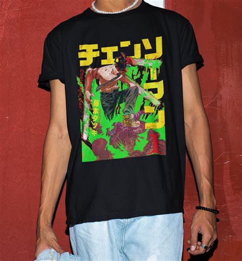 Unisex, Chainsaw Man Poster Shirt -chainsaw Man Shirt,chainsaw Man Tshirts