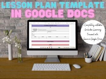 Template Lesson Plans | Google Docs Lesson Plan | Editable Lesson Plan ...