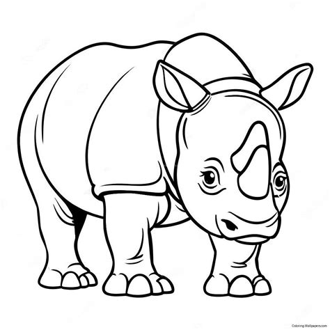 Rhino Coloring Page (20832-16469)