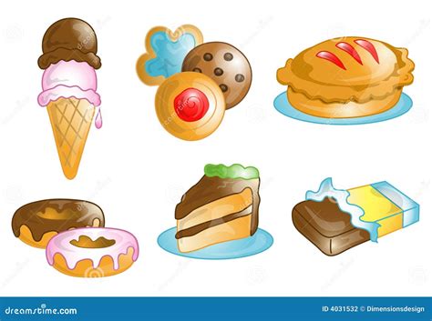 Clipart Of Desserts