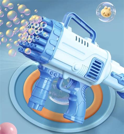 Buy F for Fun Toys 32 Hole Electric Gatling bubble Gun for Kids with ...