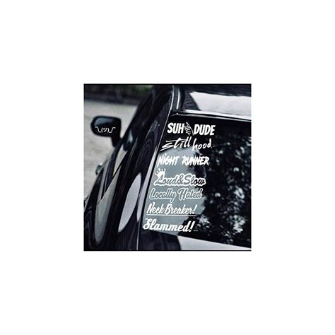 JDM Car Sticker DECAL7Pcs Pack Car Window Stickers | Ubuy India